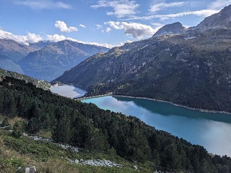 Lacs des barrages de plan d'Amont et Plan d'Aval (Aussois)