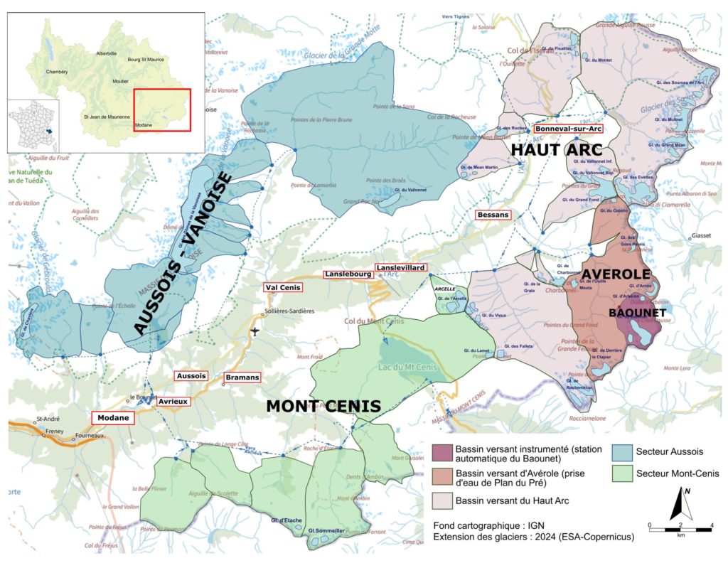 Carte du terrain d'étude