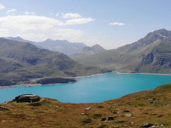 Lac du barrage du Mont Cenis